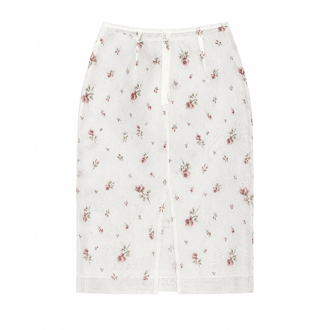 【imyourAnkin】
52# Primrose セットアップ（スカート） ＜Rosette Print H-Line Skirt＞